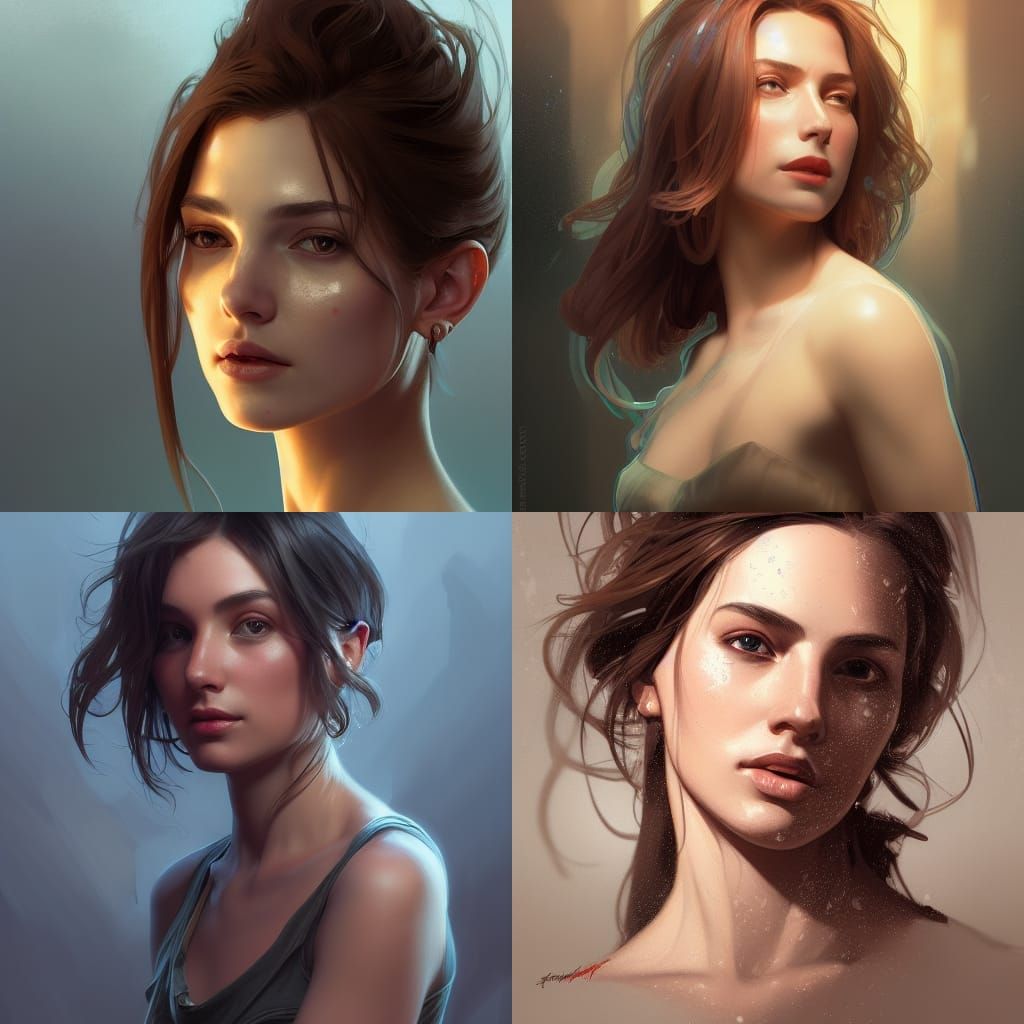 Detailed Portrait with Dynamic Lighting