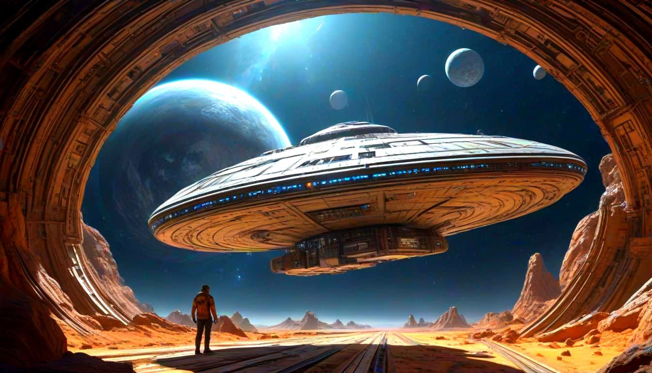 Futuristic Spacecraft Discovery in Deep Space