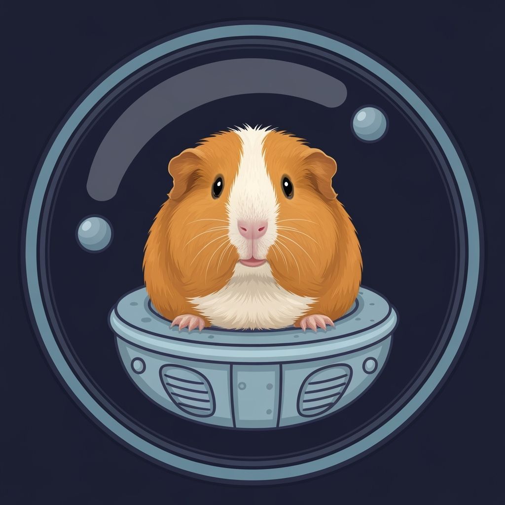 Guinea Pig in Space Suit Explores Mars