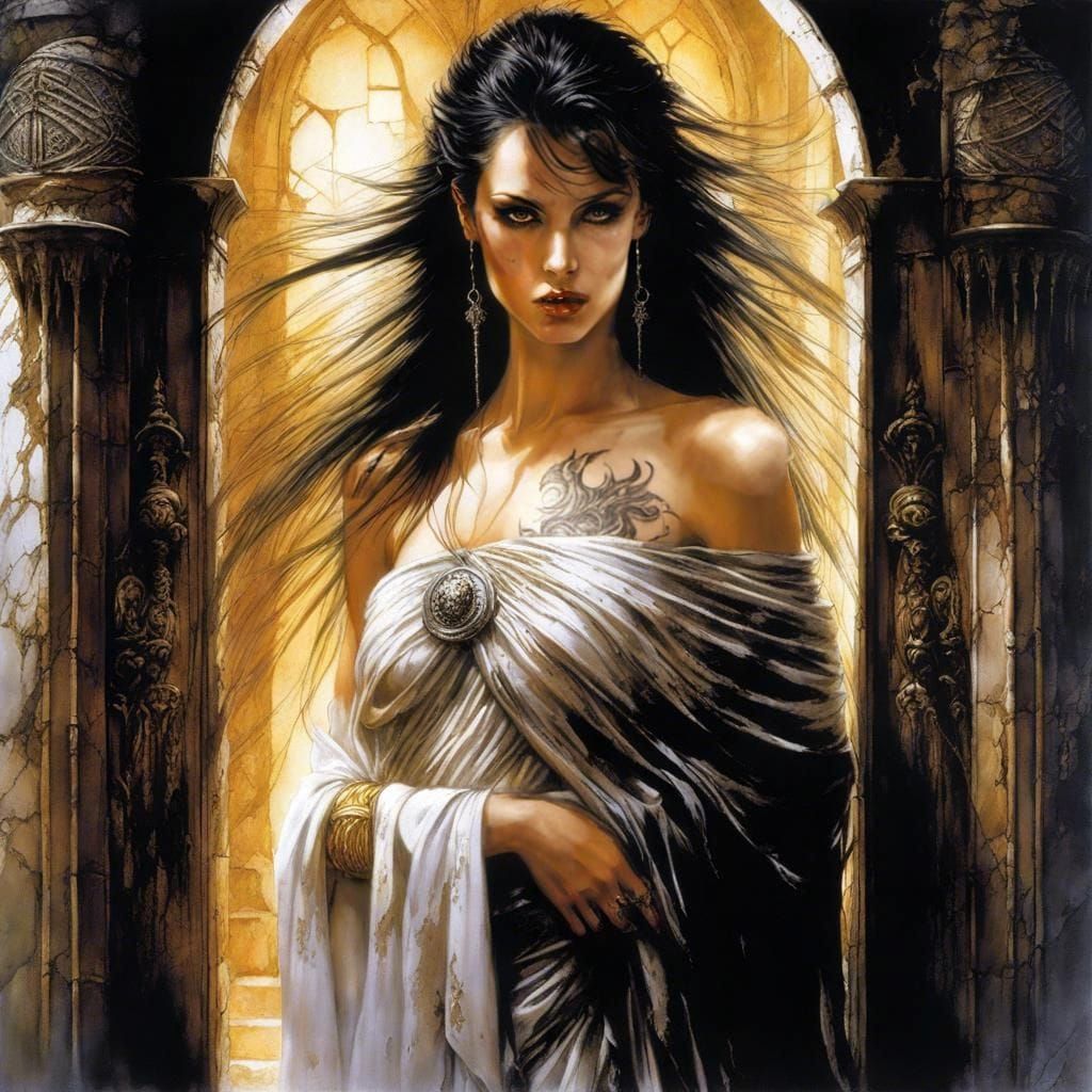 Winding Black Tattoos Art