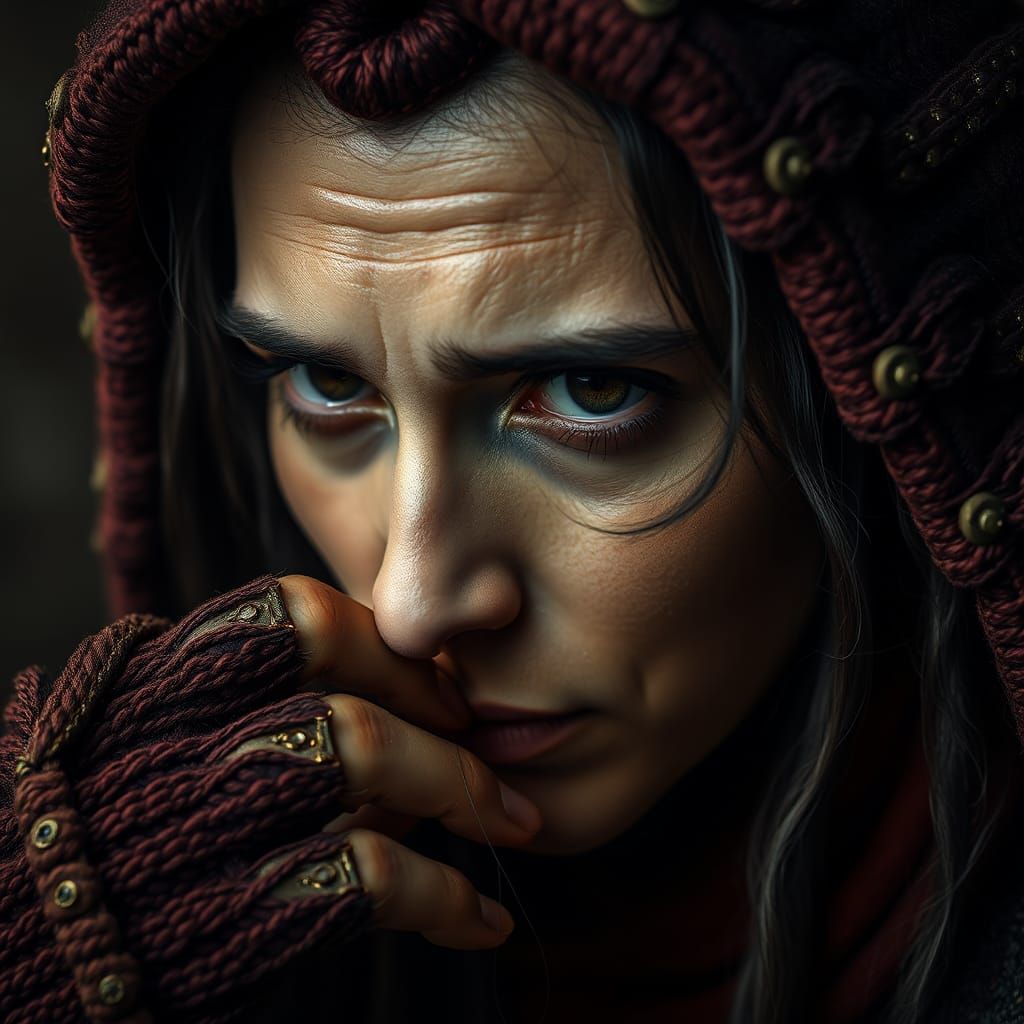 Hyperrealistic Portrait of an Artist in HDR