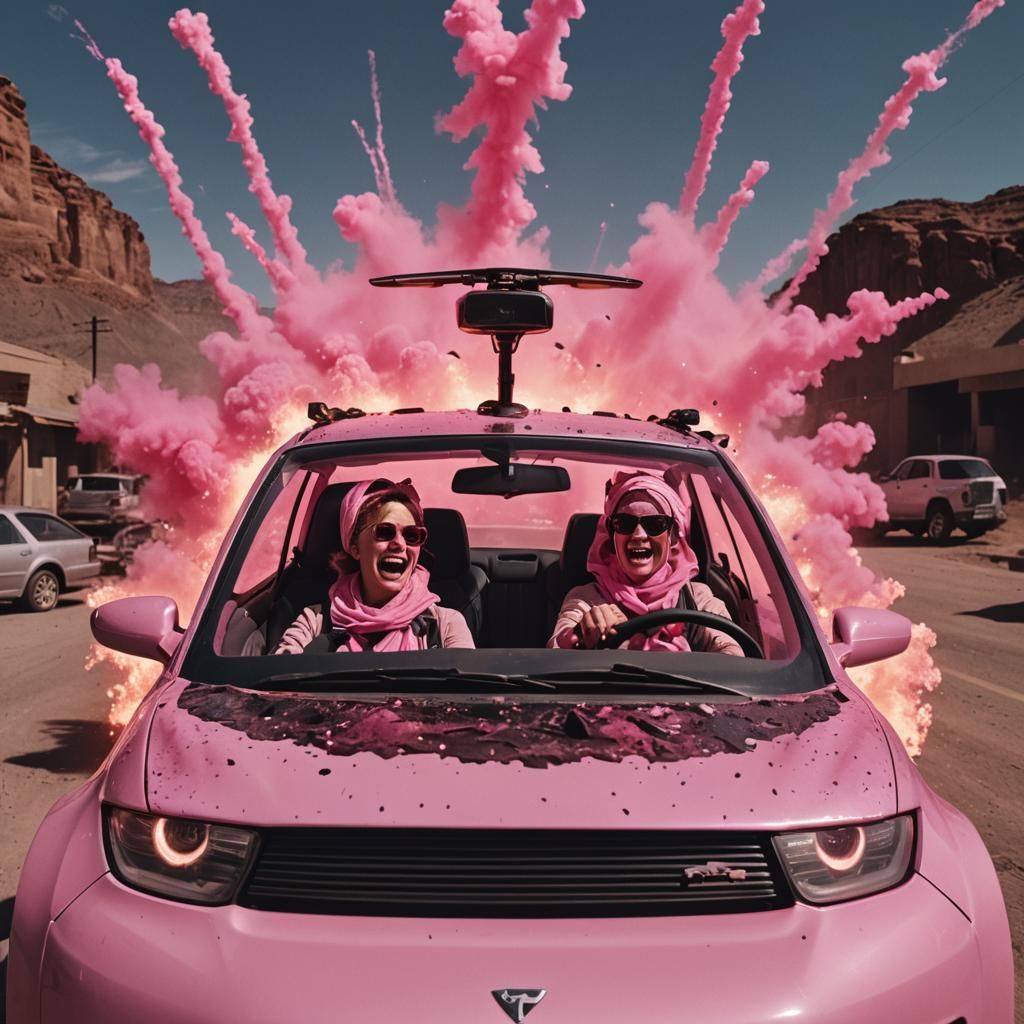 Thelma and Louise in a Neon Dystopia