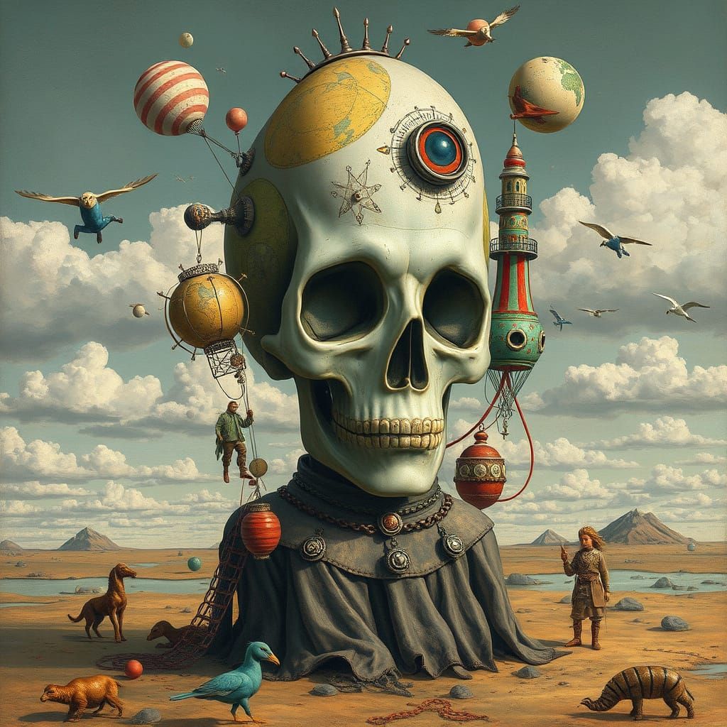 Surreal Mixed Media Eclectic Art