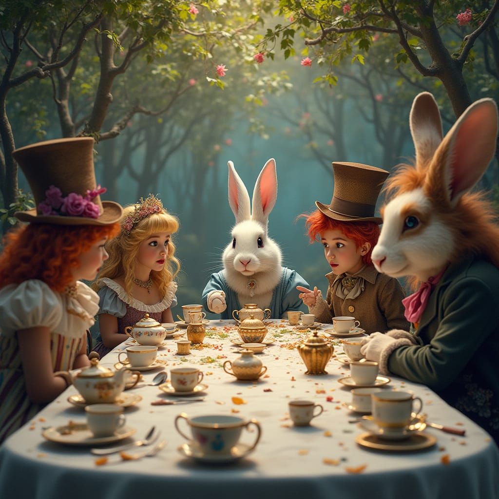 Alice in Wonderland Tea Party with Mad Hatter