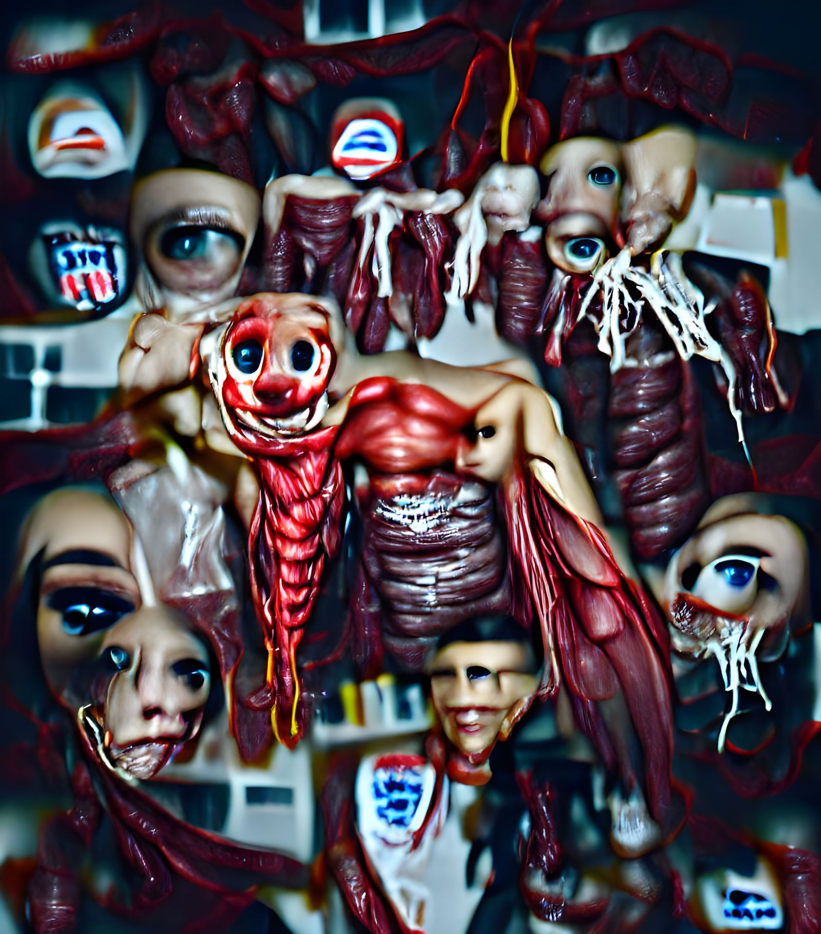 Hyperrealistic Horror: Visceral Anatomy Nightmare