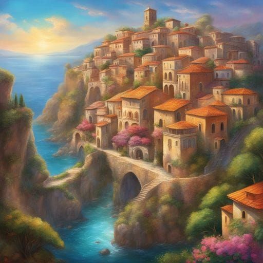 Picturesque Sicilian Town by the Sea