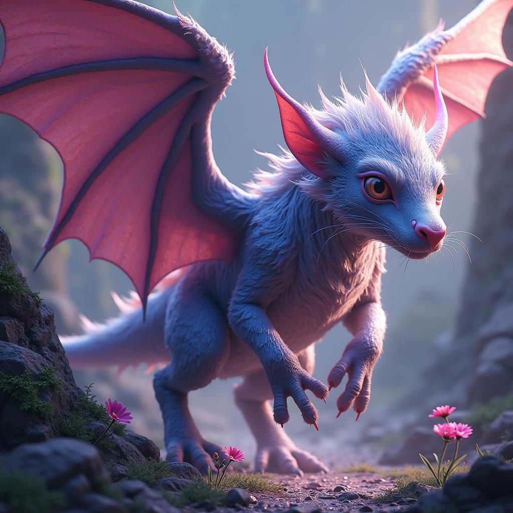 Fantastical Matte Painting with Deep Color in 8K