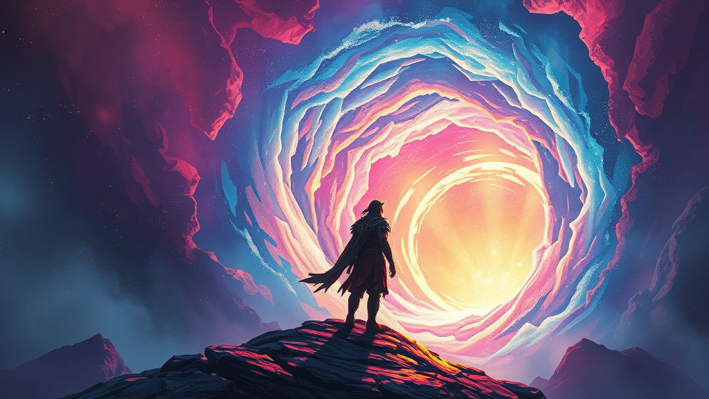 Mystical Warrior at Space Rift: Psychedelic Digital Art