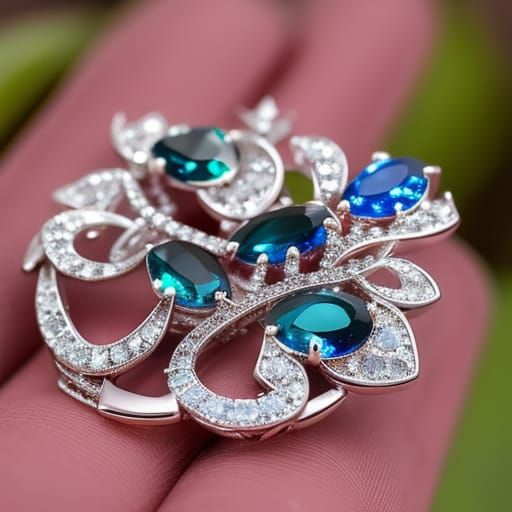 Ornate Jeweled Dragon Gem Book in 8k Resolution