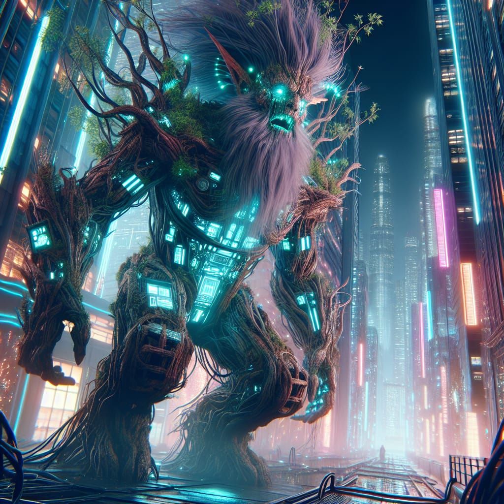 Cyberpunk Treebeard