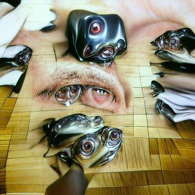 Surreal Close-Up: A Multitude of Eyes