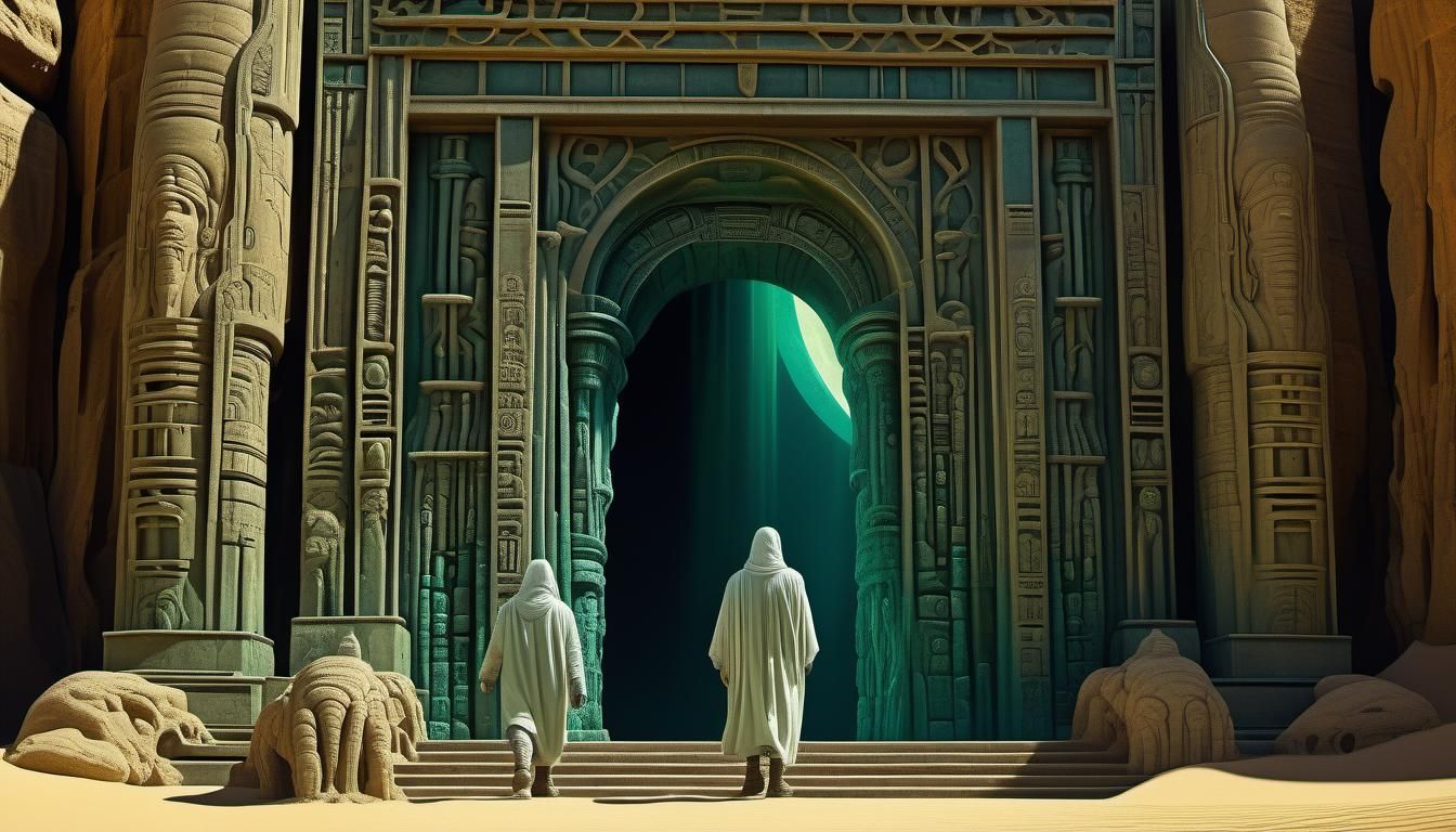 Ethereal Ancients in Golden Temple Complex