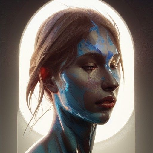 Hyperdetailed Portrait with Dynamic Lighting in 8k