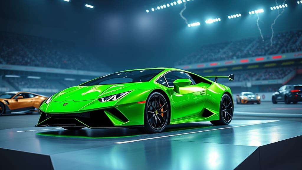 Hyper-Realistic Lamborghini Huracan Ready to Launch