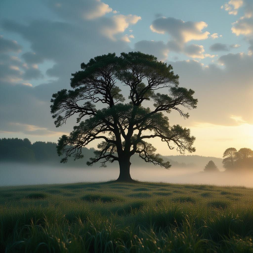 Ethereal Landscape in Cinematic Film Style