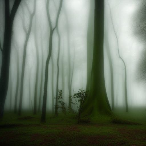 Enchanted Forest: A Foggy, Inspiring Landscape