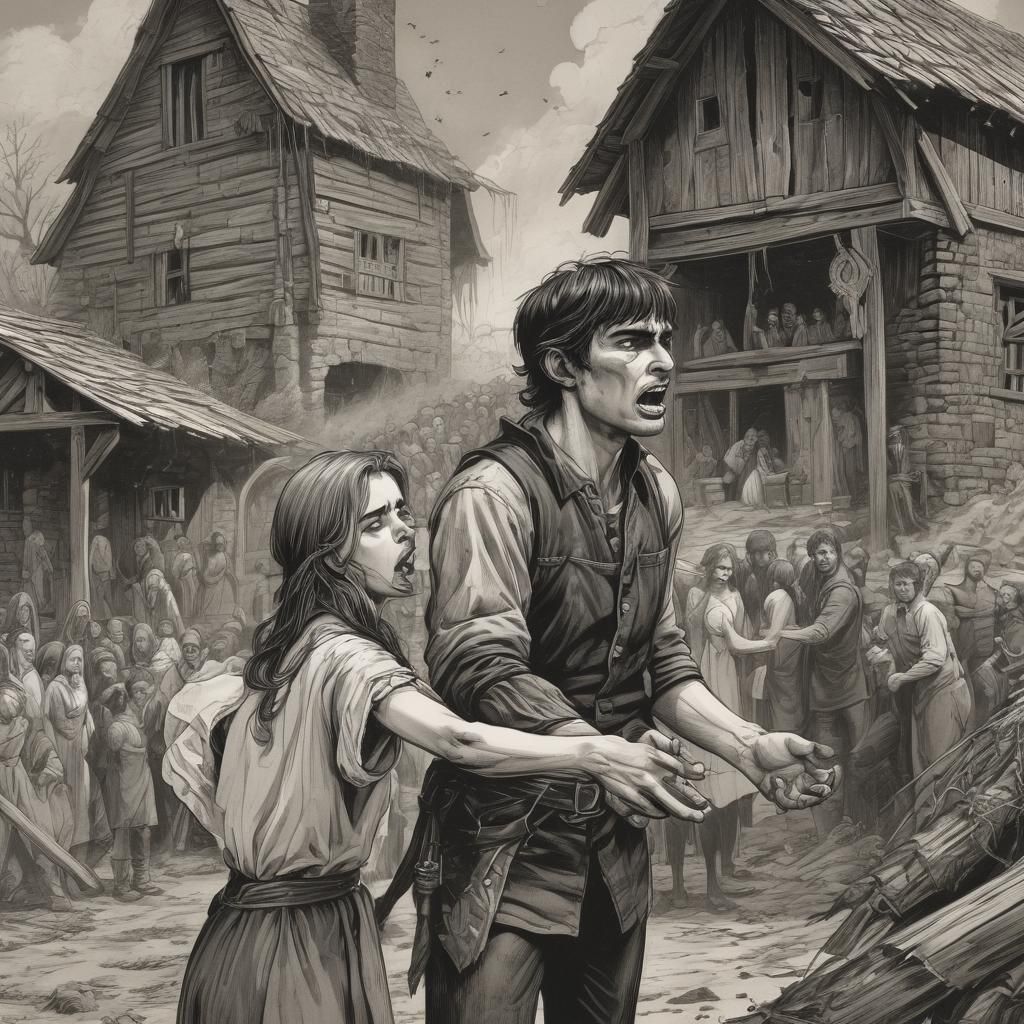 Fantasy Art: Confrontation at the Granary