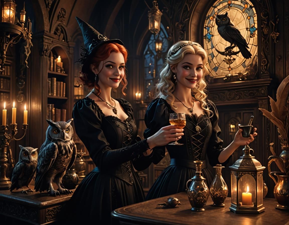 Veronica and Betty: Gothic Art Deco Conundrum