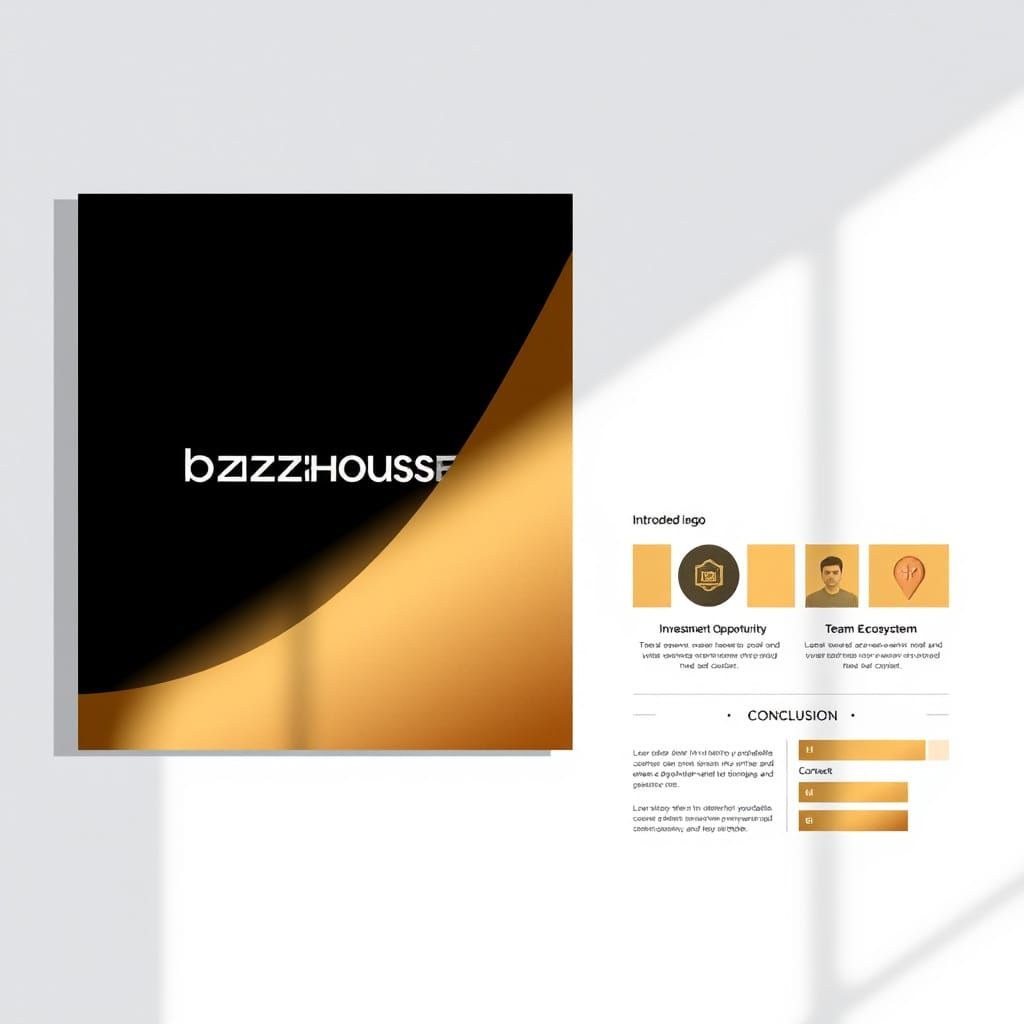 Elegant Prospectus Template in Luxury Style