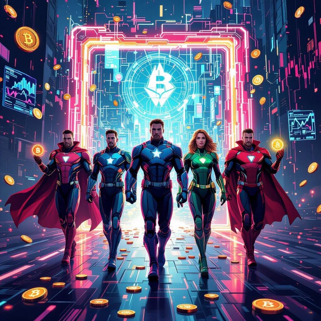 Avengers Enter Crypto World in Comic-Book Style