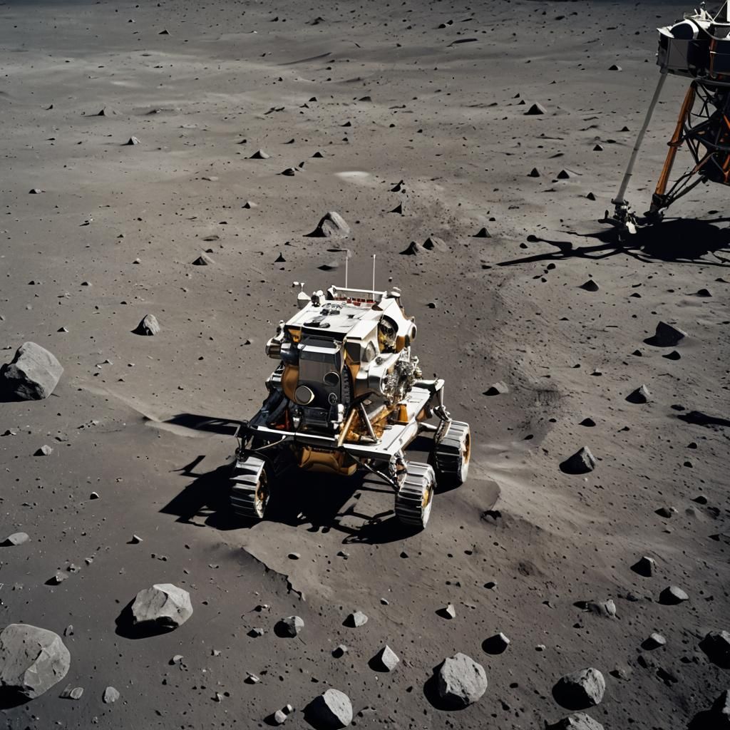 Apollo 11 Moon Landing: Matte Painting