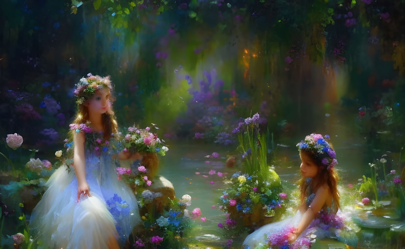 Fantastical Faerie Flower Garden