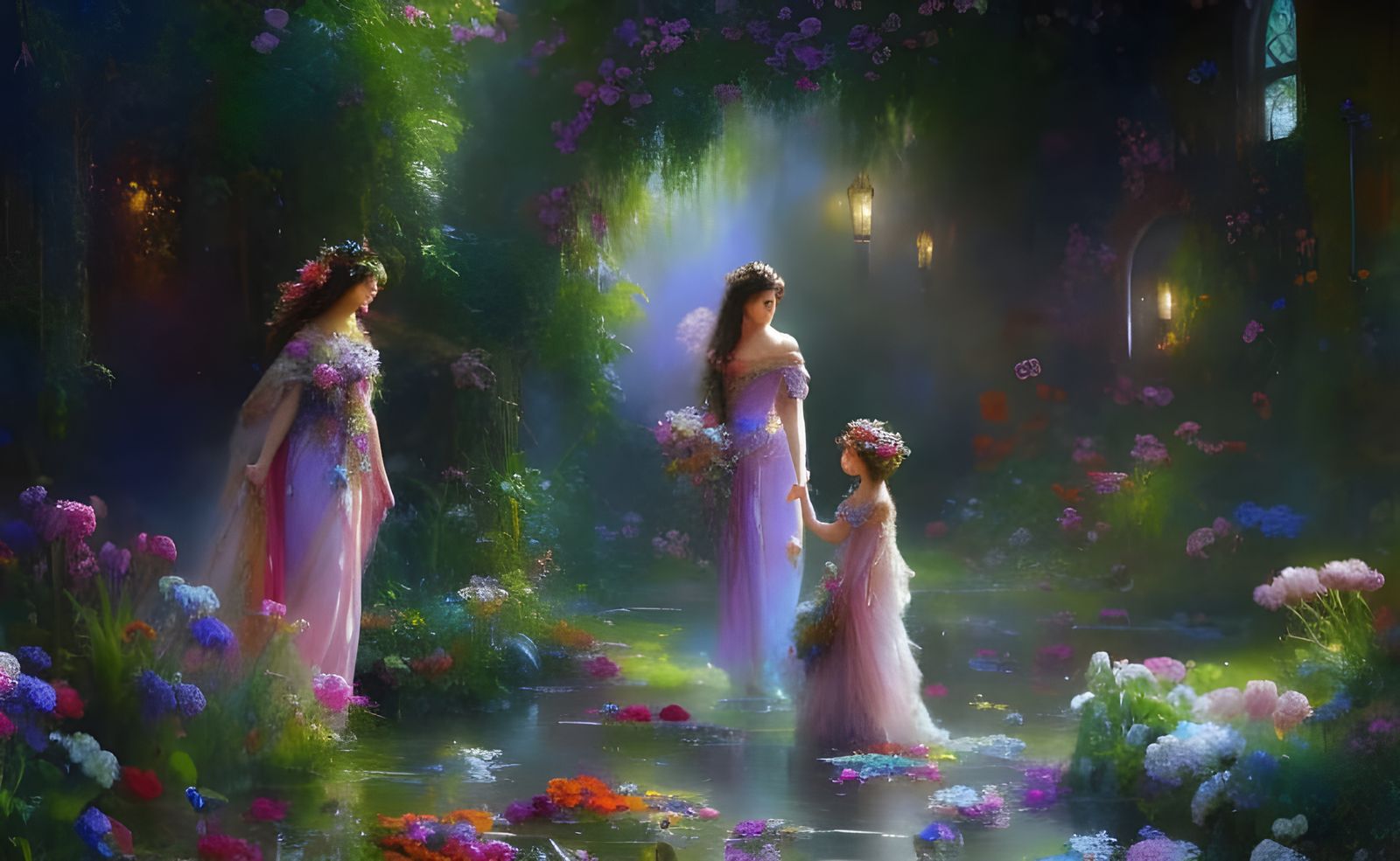 Fantastical Faerie Flower Garden