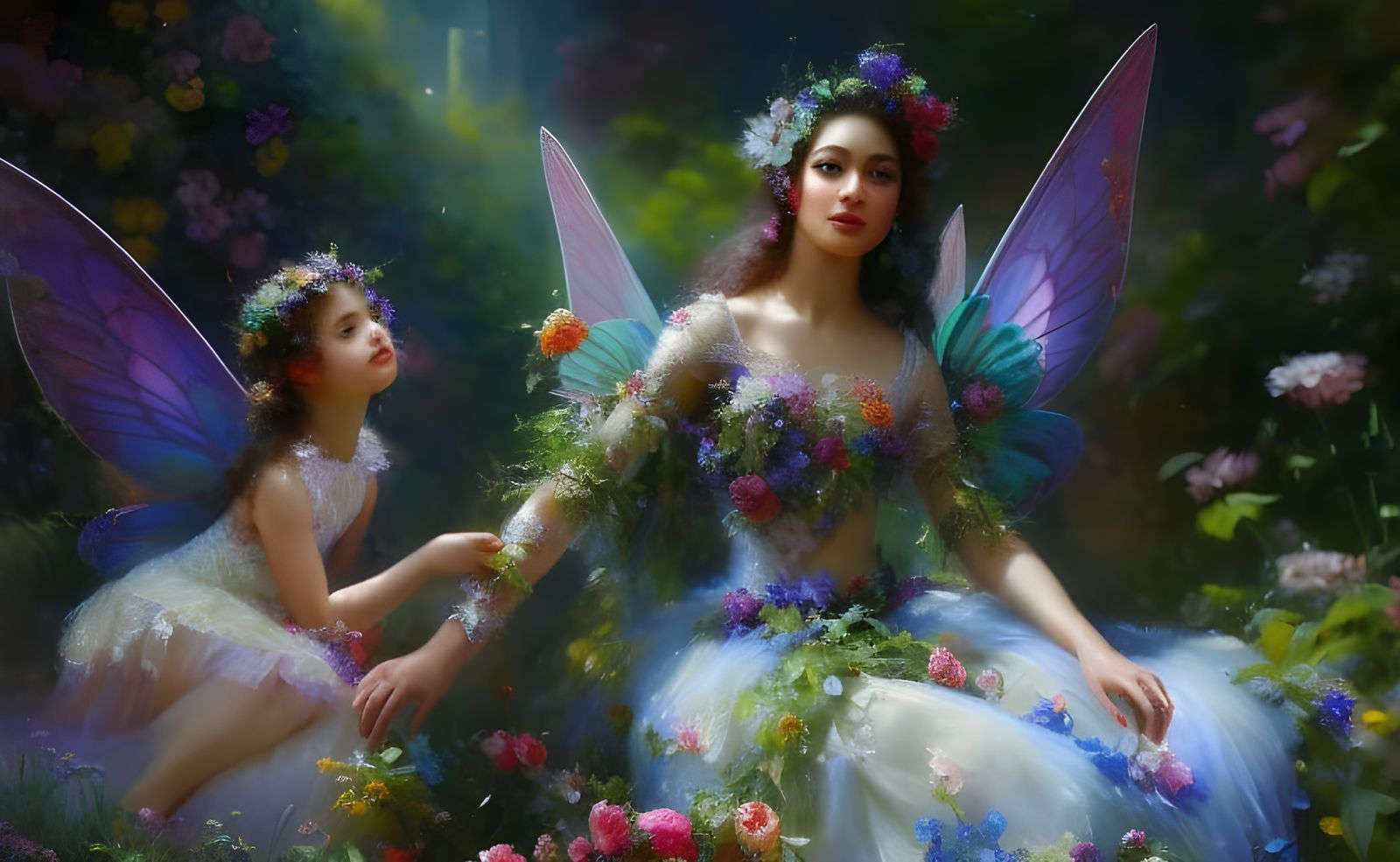 Fantastical Faerie Flower Garden