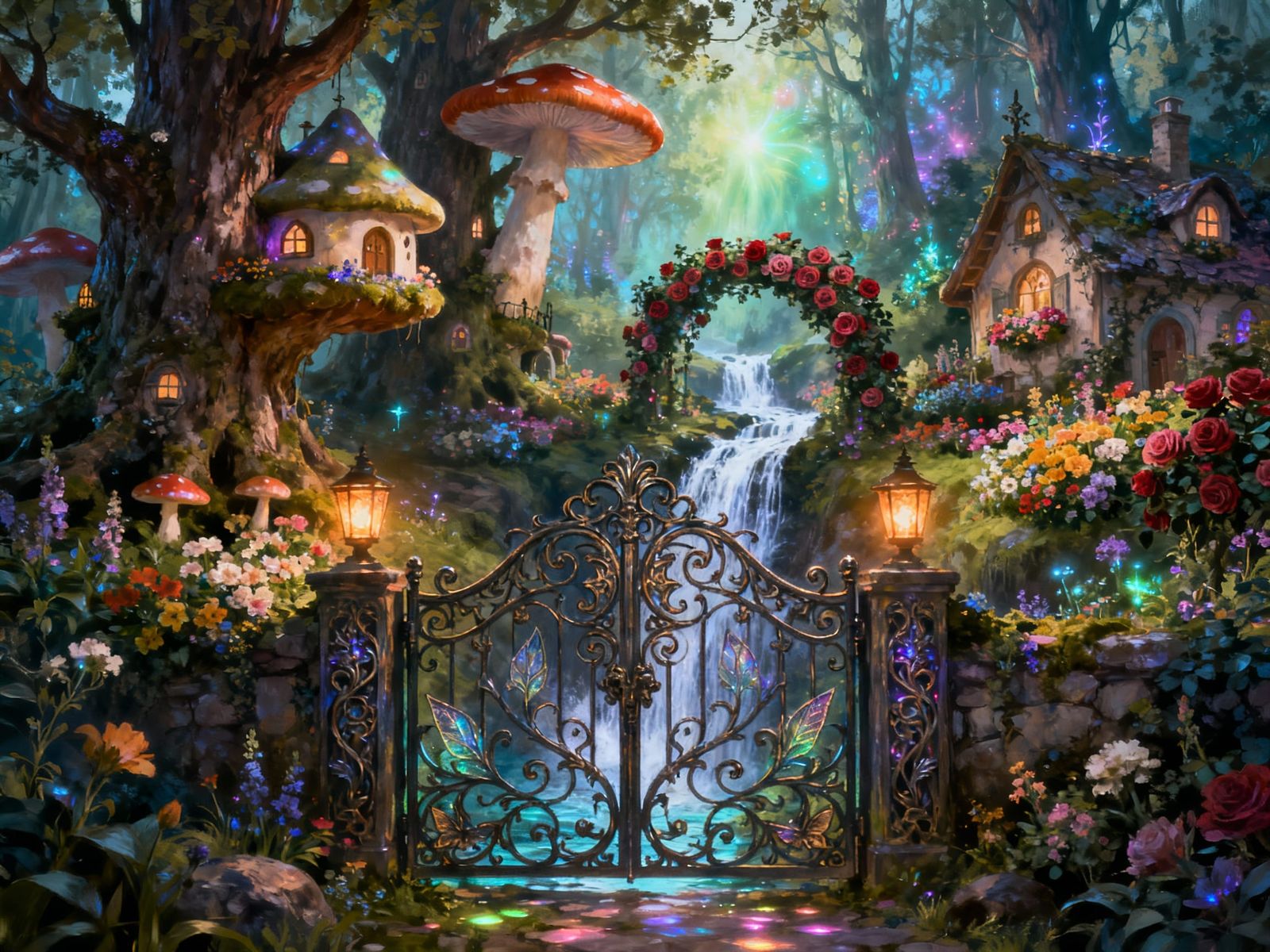 Magical Fairy Gate to Ethereal Woodland