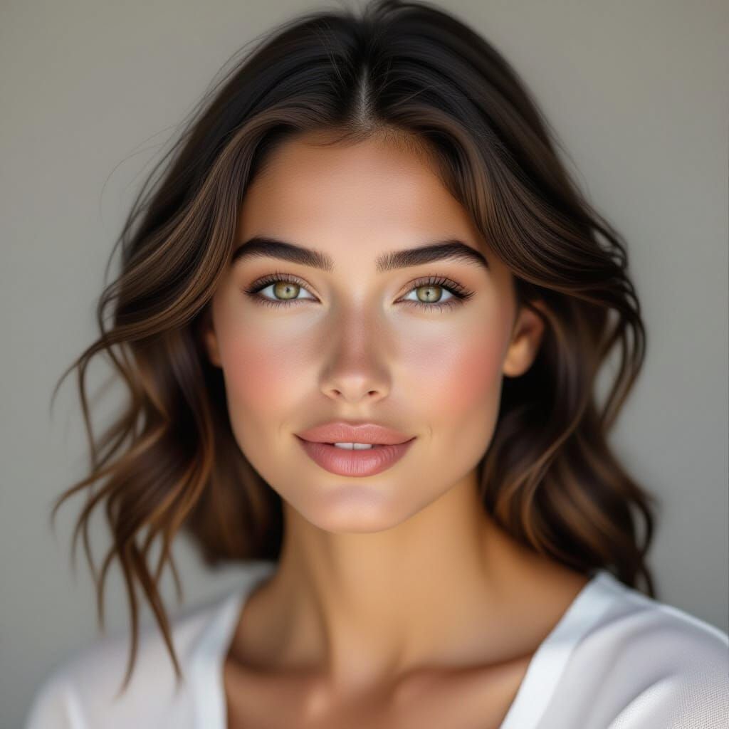 Photorealistic Portrait with Rembrandt Lighting