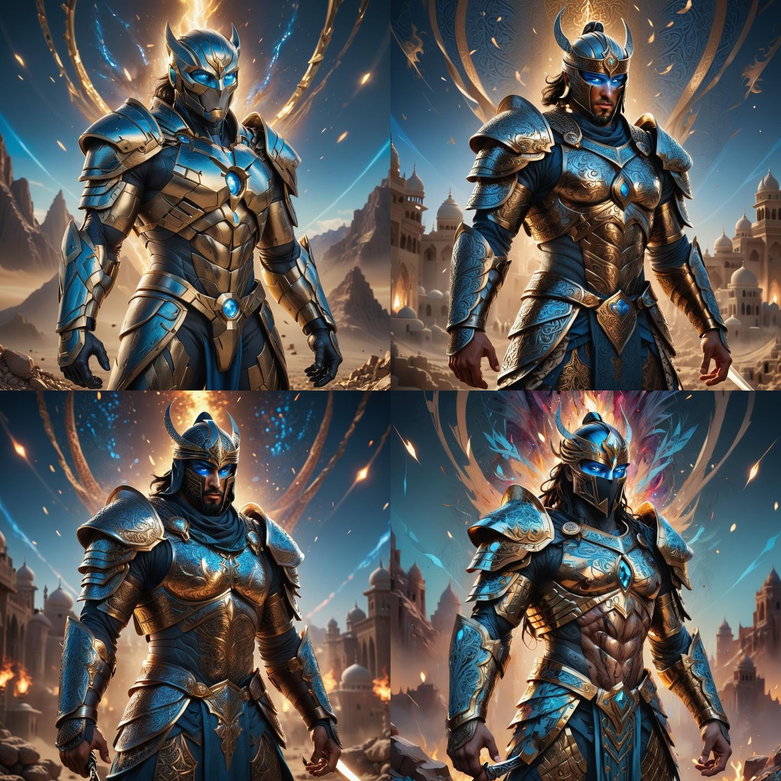 Elite Man: Photorealistic Portrait in Islamic Setting