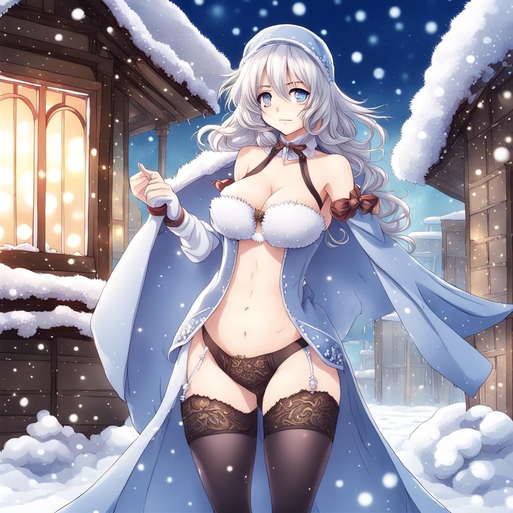 Anime Princess of Winter Underwear