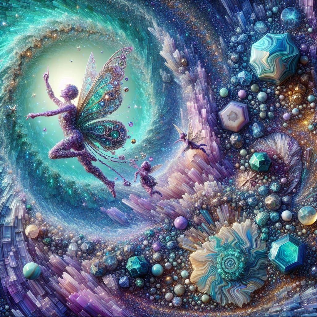 Pixie Crystal Wave Mosaic