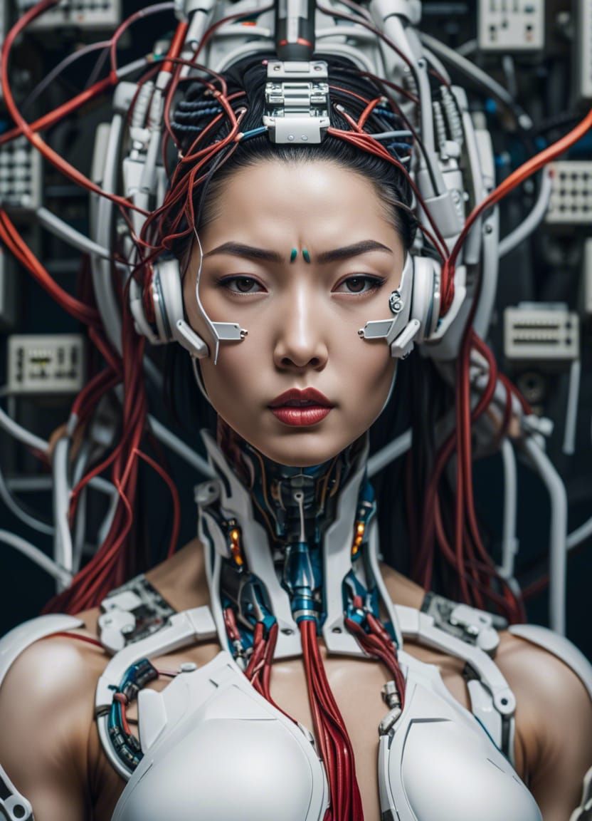 Orient Cyberpunk Cyborg