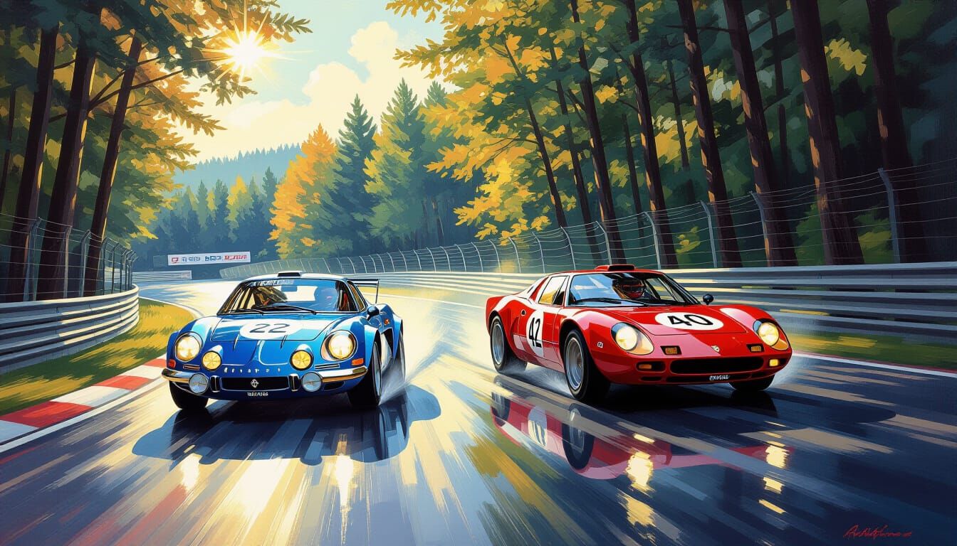 1970s Sports Car Race at Spa-Francorchamps