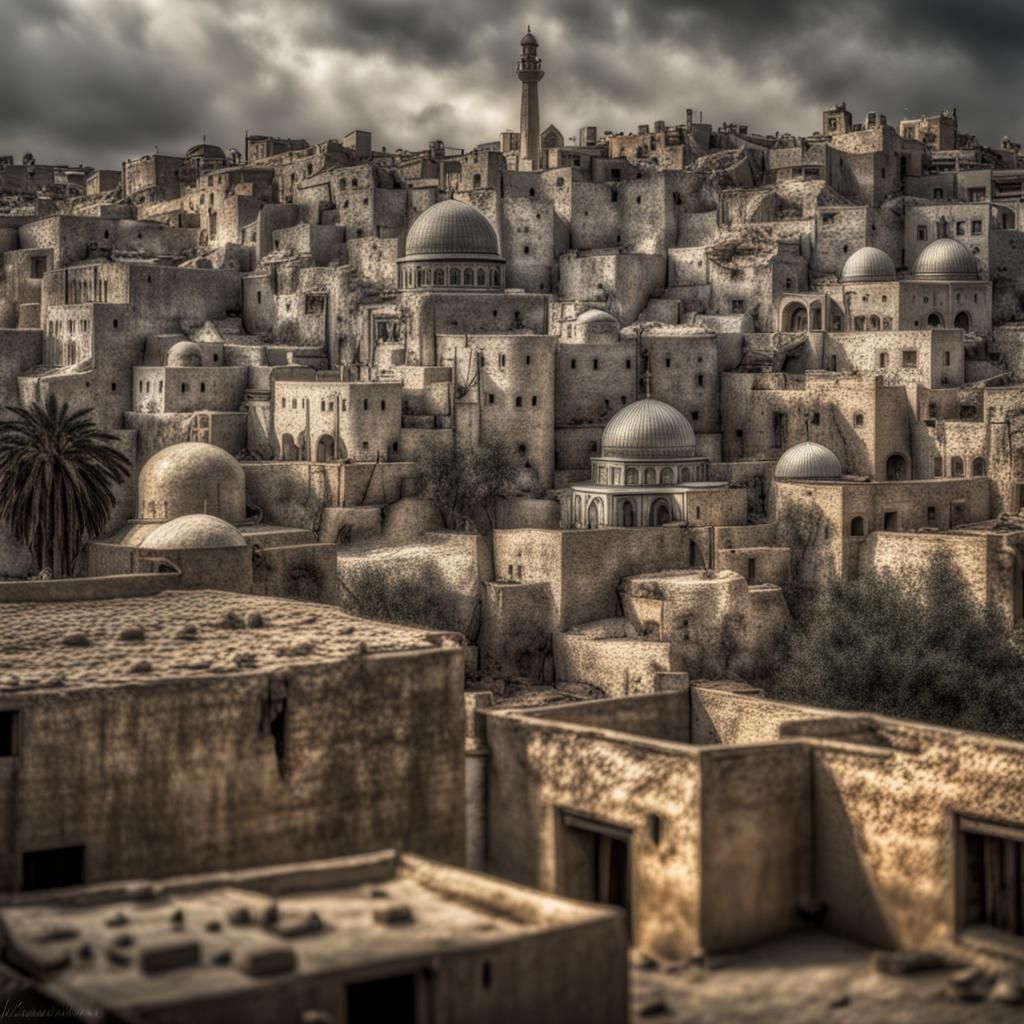 Hyperrealistic Palestine in Cinematic Lighting