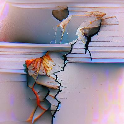 Abstract AI Interpretation of Falling Apart