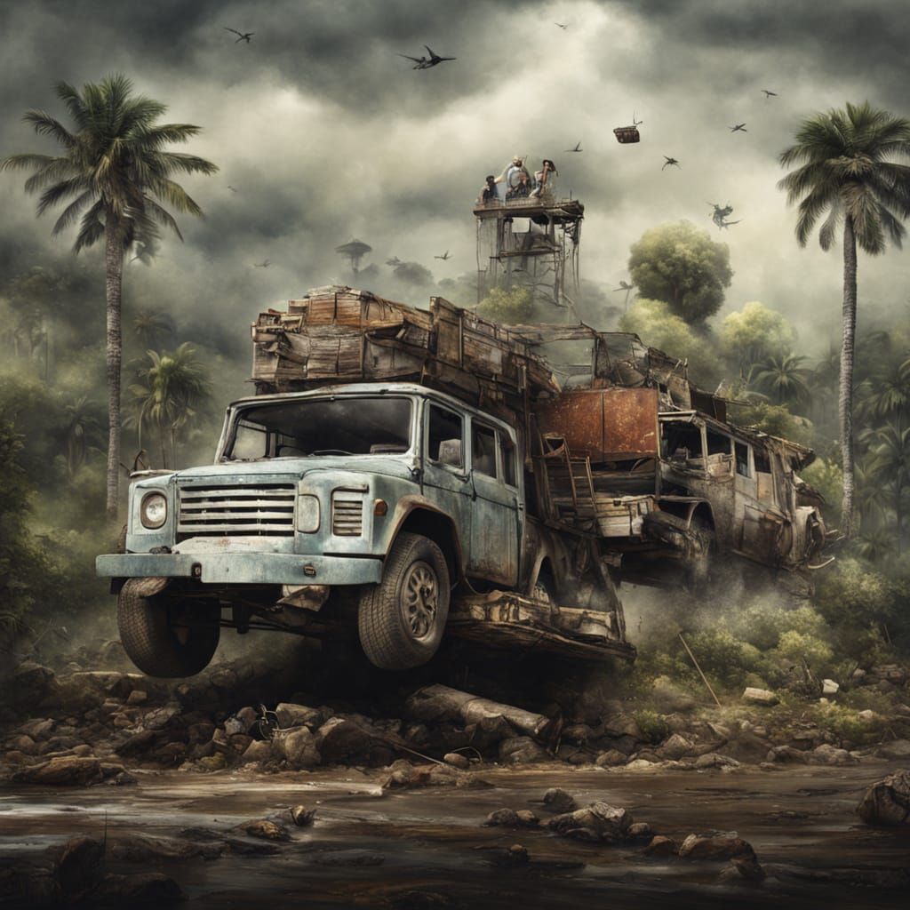 Photorealistic Wildlife Scene