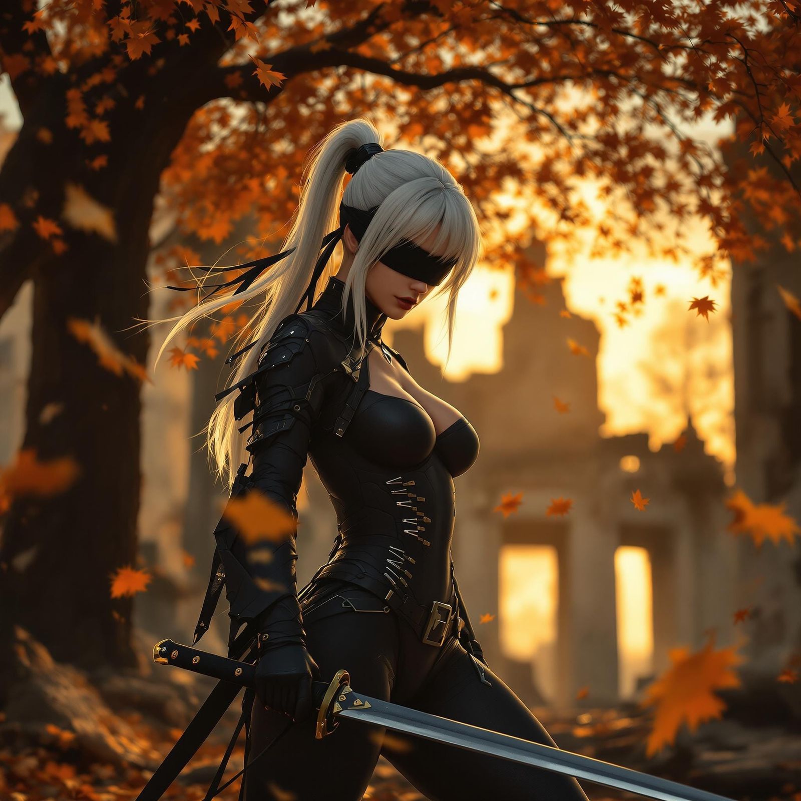 Blind Samurai (Flux PRO v1.1 Ultra)