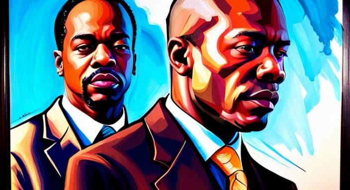 Black Business man at the stock market