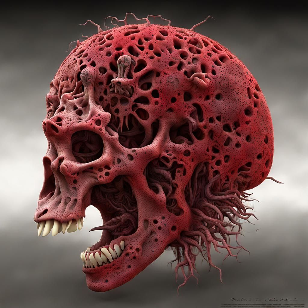 Colorful Alien Totem on Distant Planet