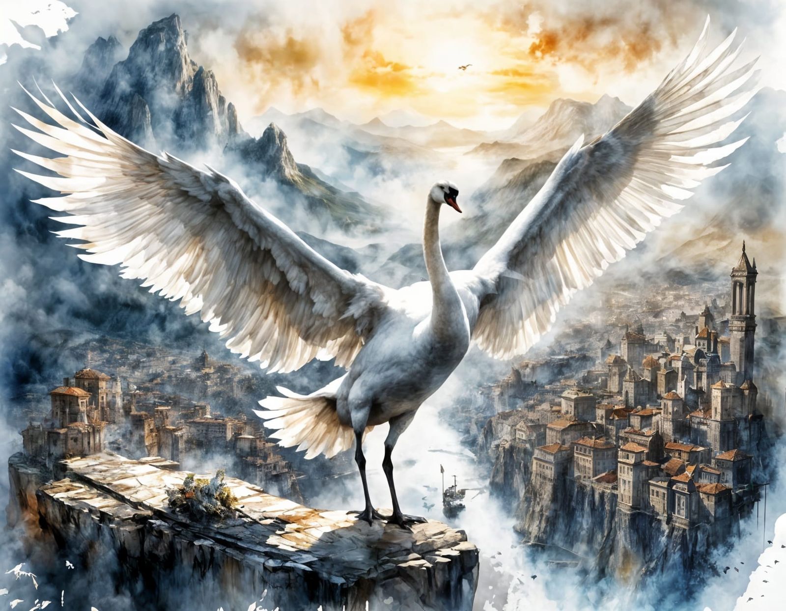 The Beautiful Swan and the Dirty City. nr2