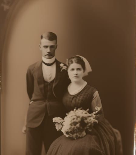 Vintage wedding 1900s