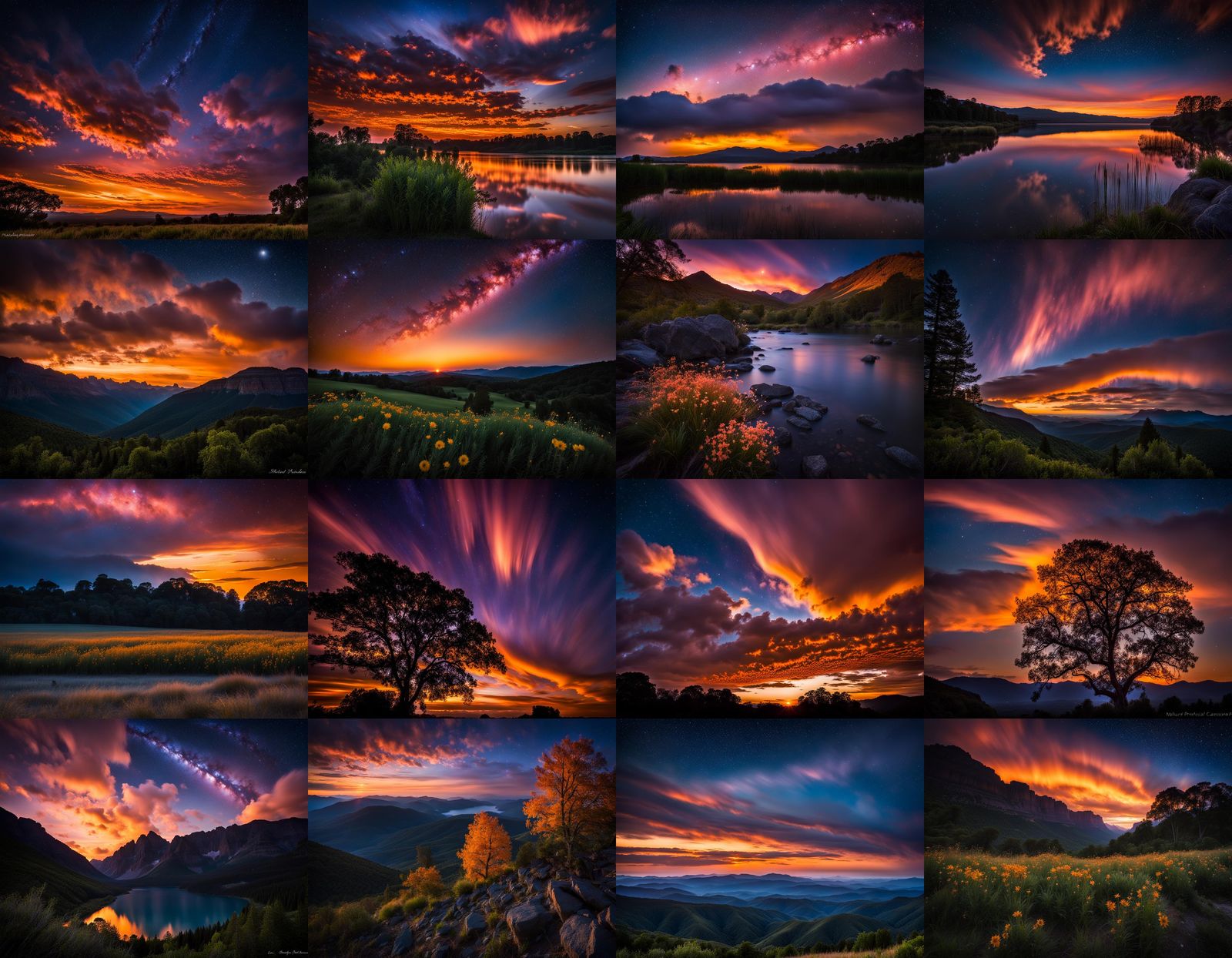 Breathtaking Starry Display with Natural Lighting