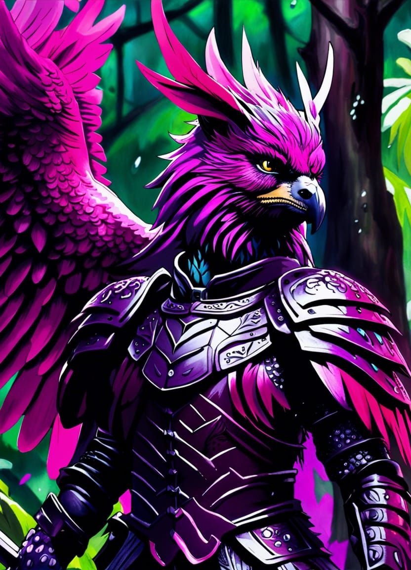Pink Gryphon