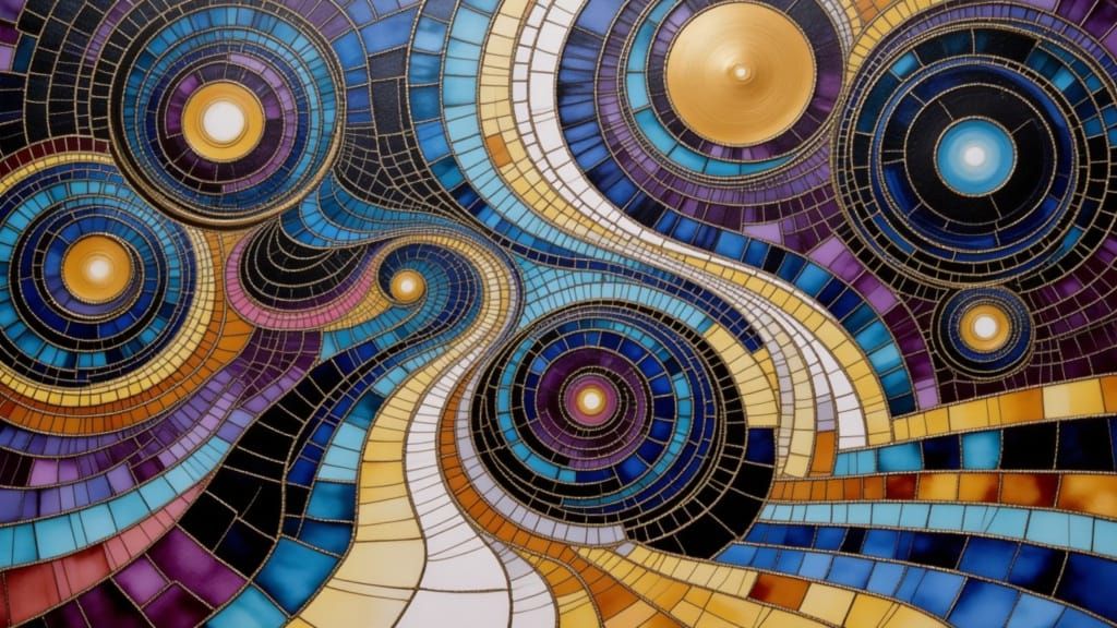 Abstract Trail with Cosmic Resort Style