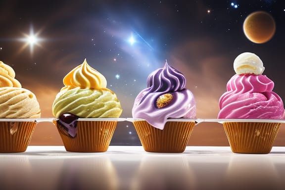 Anime Sundae with Cheesecake, Hyper Detailed 16k