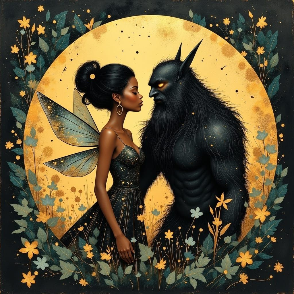 Black Fairy Falls For Ogre In Enchanted Woods