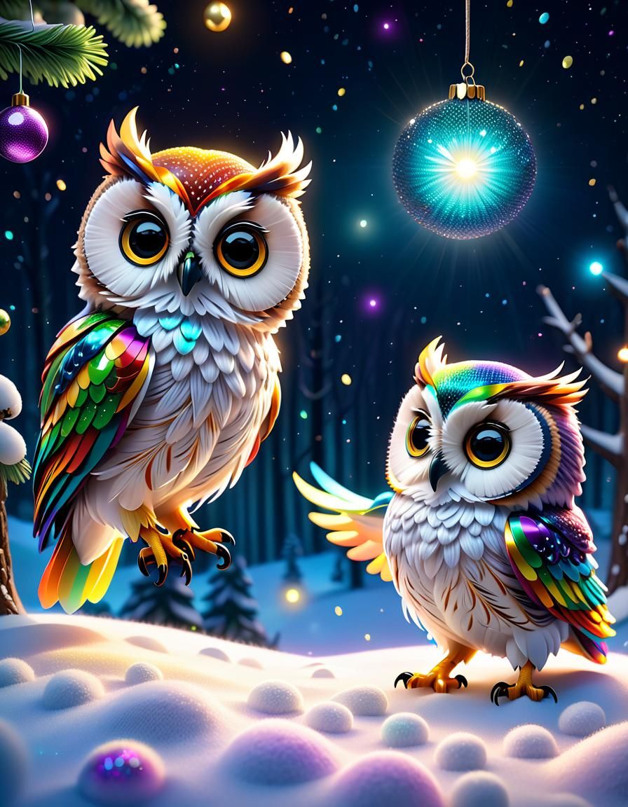 Rainbow Owls