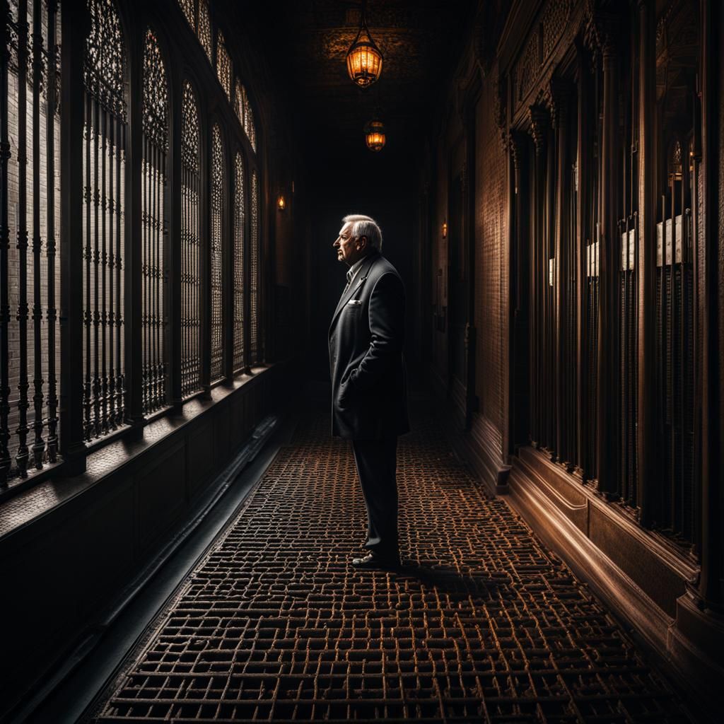 Powerful Man: Hyperrealistic Cinematic Portrait